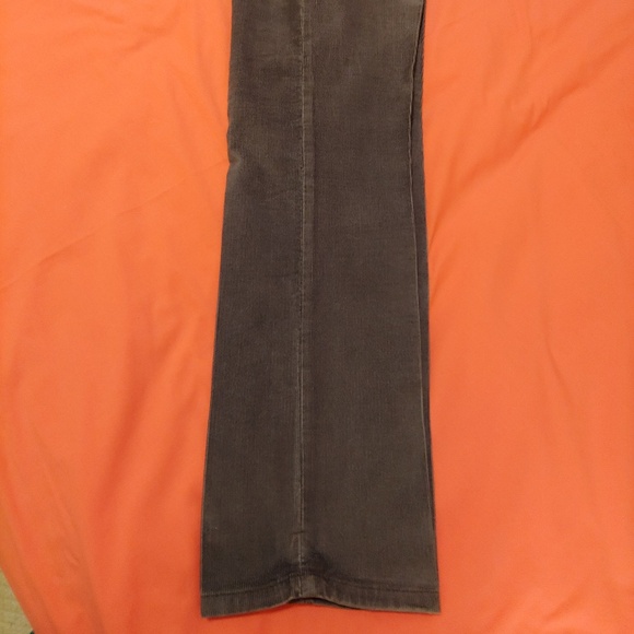 Gray Corduroy Slim Fit Jeans - Picture 5 of 7